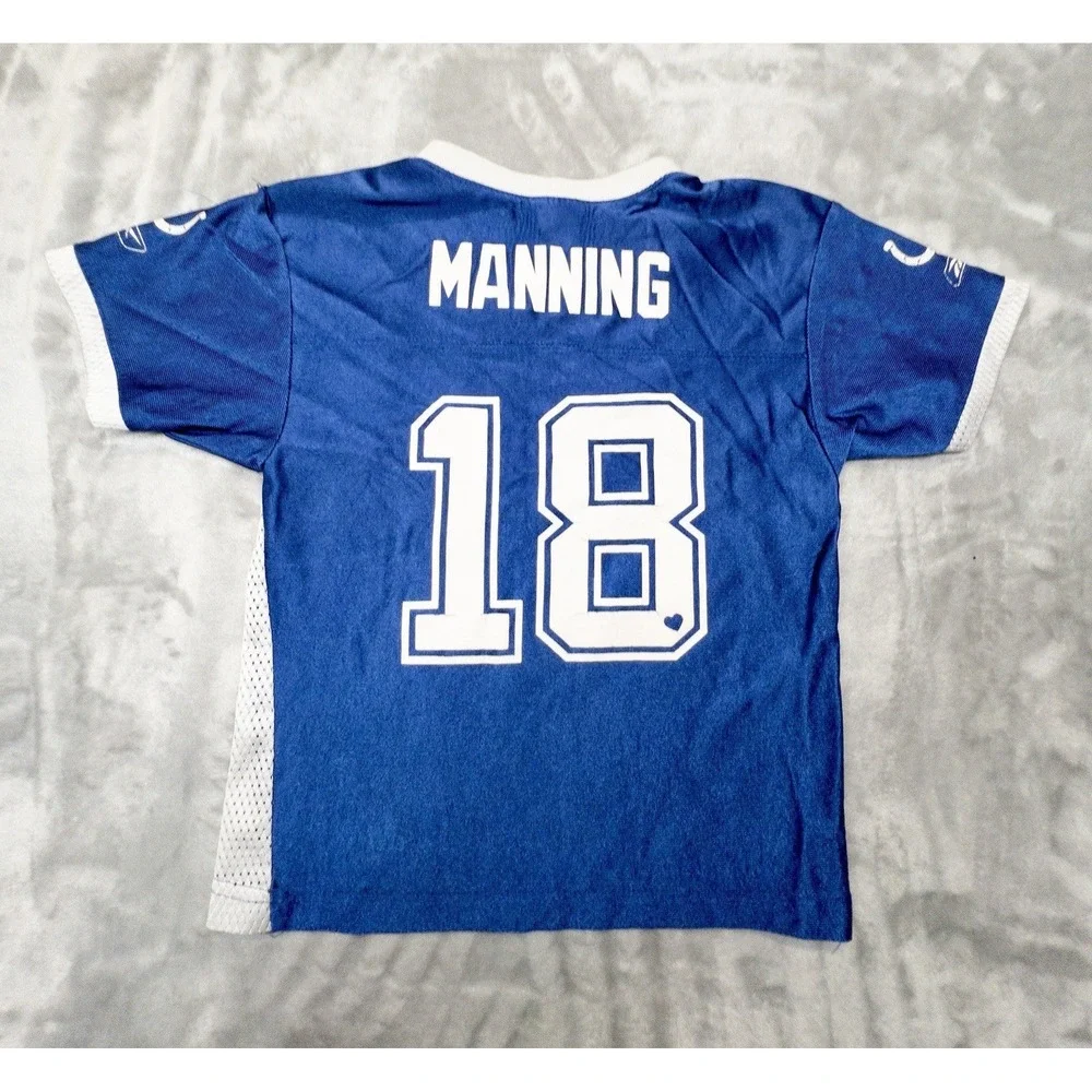 Reebok NFL Indianapolis Colts Peyton Manning Kids Jersey Large Football